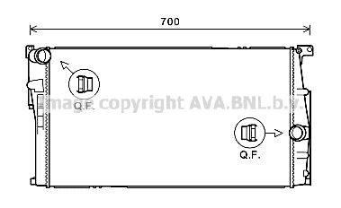 AVA QUALITY COOLING Radiaator,mootorijahutus BW2446